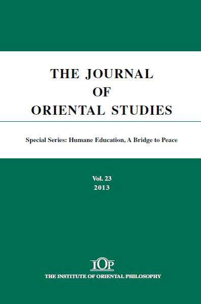 The Journal of Oriental Studies